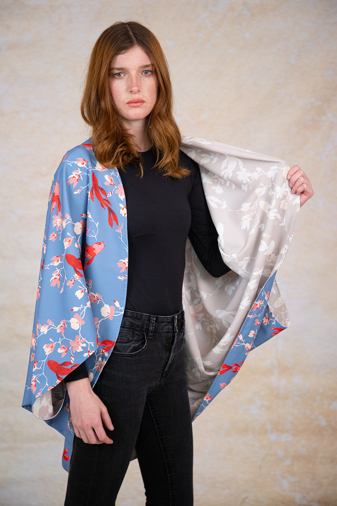 Kimono Nagoya Koi Naranja