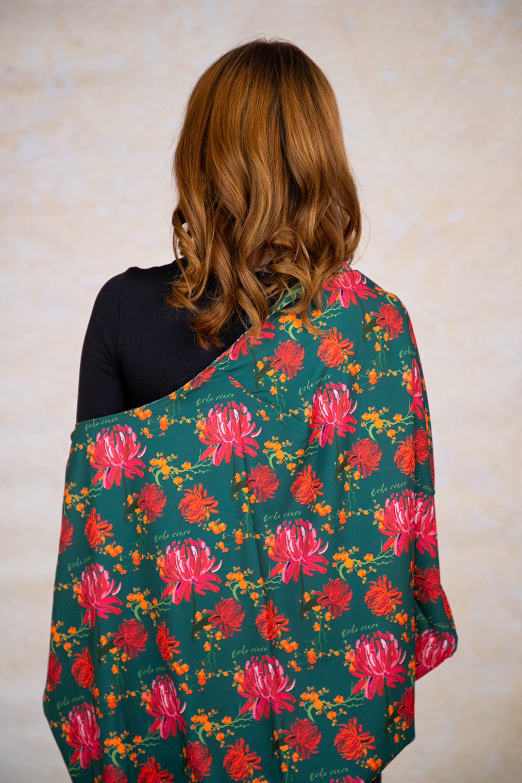 Kimono Nagoya Peonias Verde