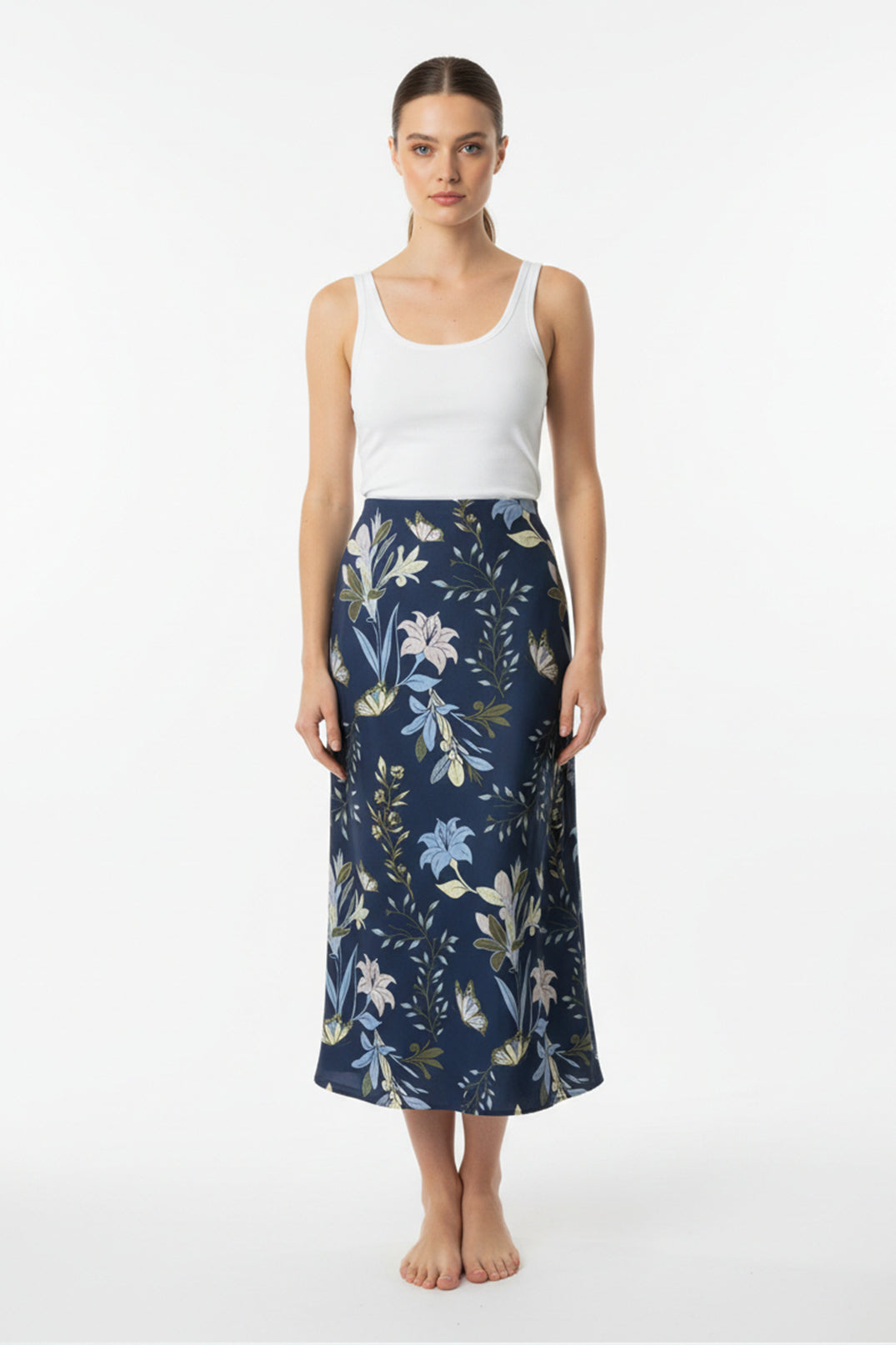 Falda Maia Puntos Azul