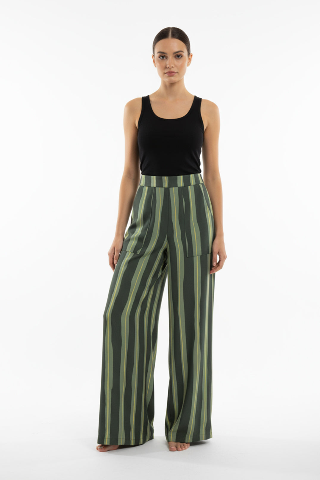 Pantalon Igua Rayas Verde