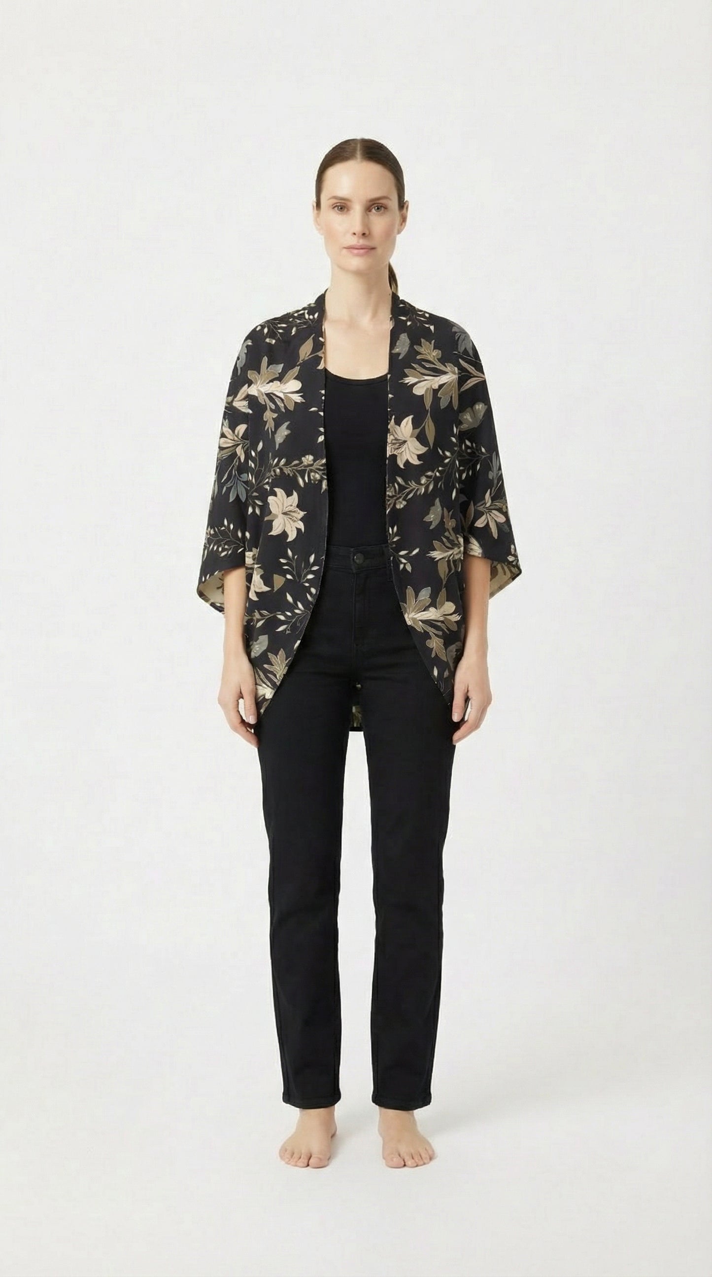 Kimono Savia Achira Negro