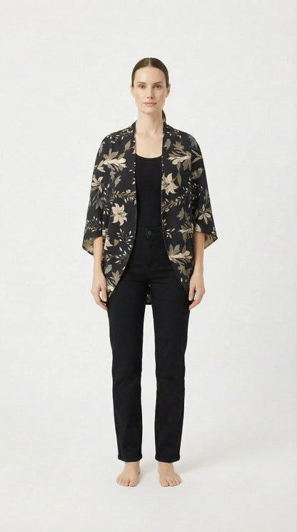 Kimono Savia Achira Negro