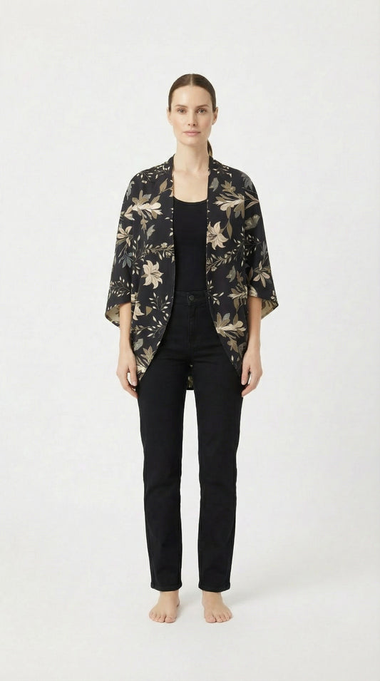Kimono Savia Achira Negro