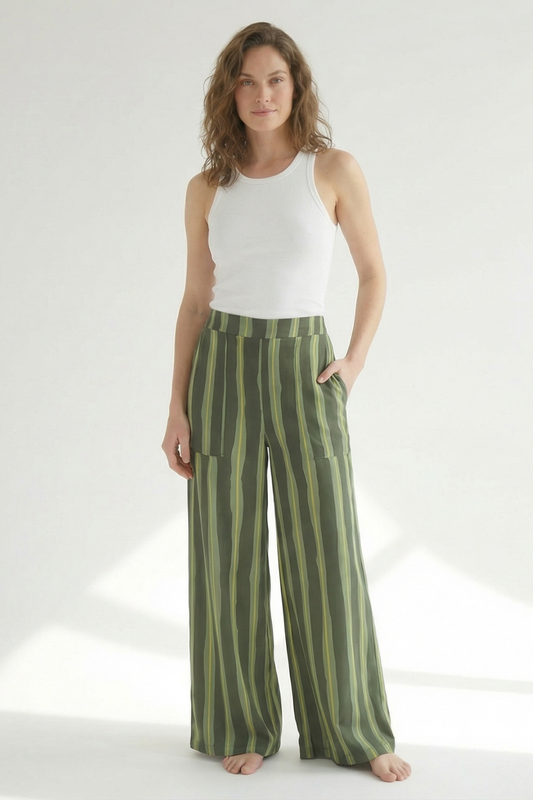 Pantalon Igua Rayas Verde