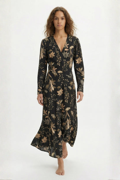 Vestido Senda Achira Negro