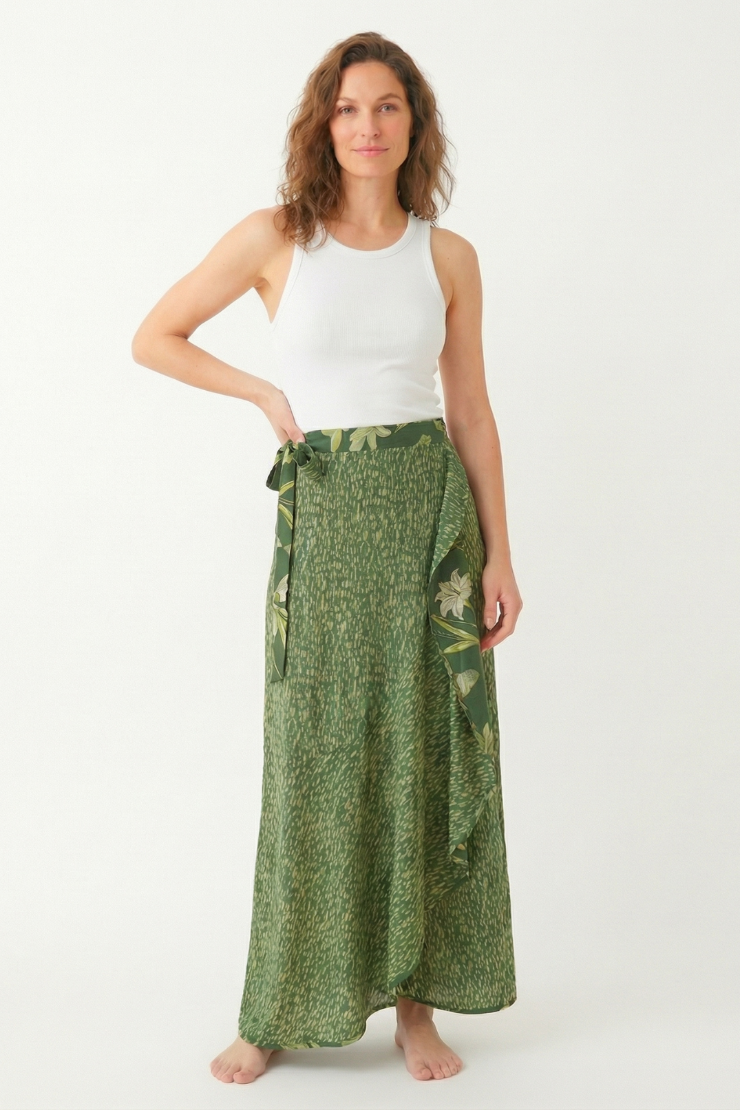 Falda Yuma Puntos Verde
