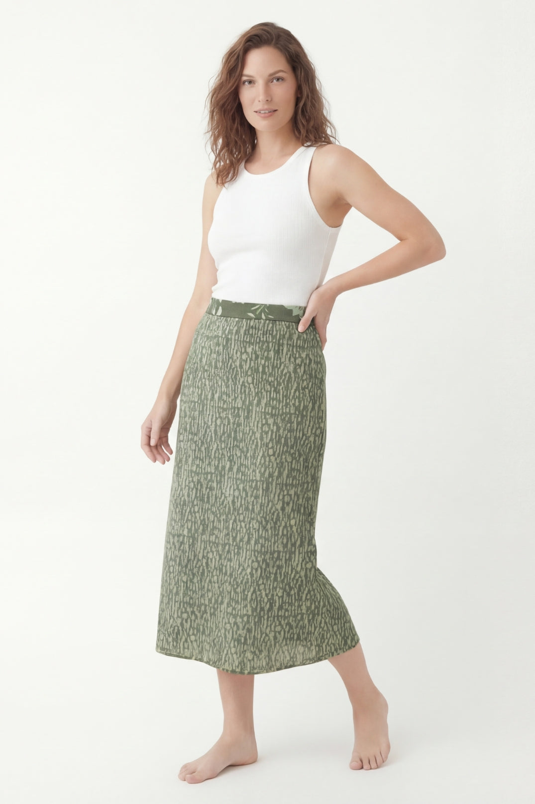 Falda Maia Puntos Verde