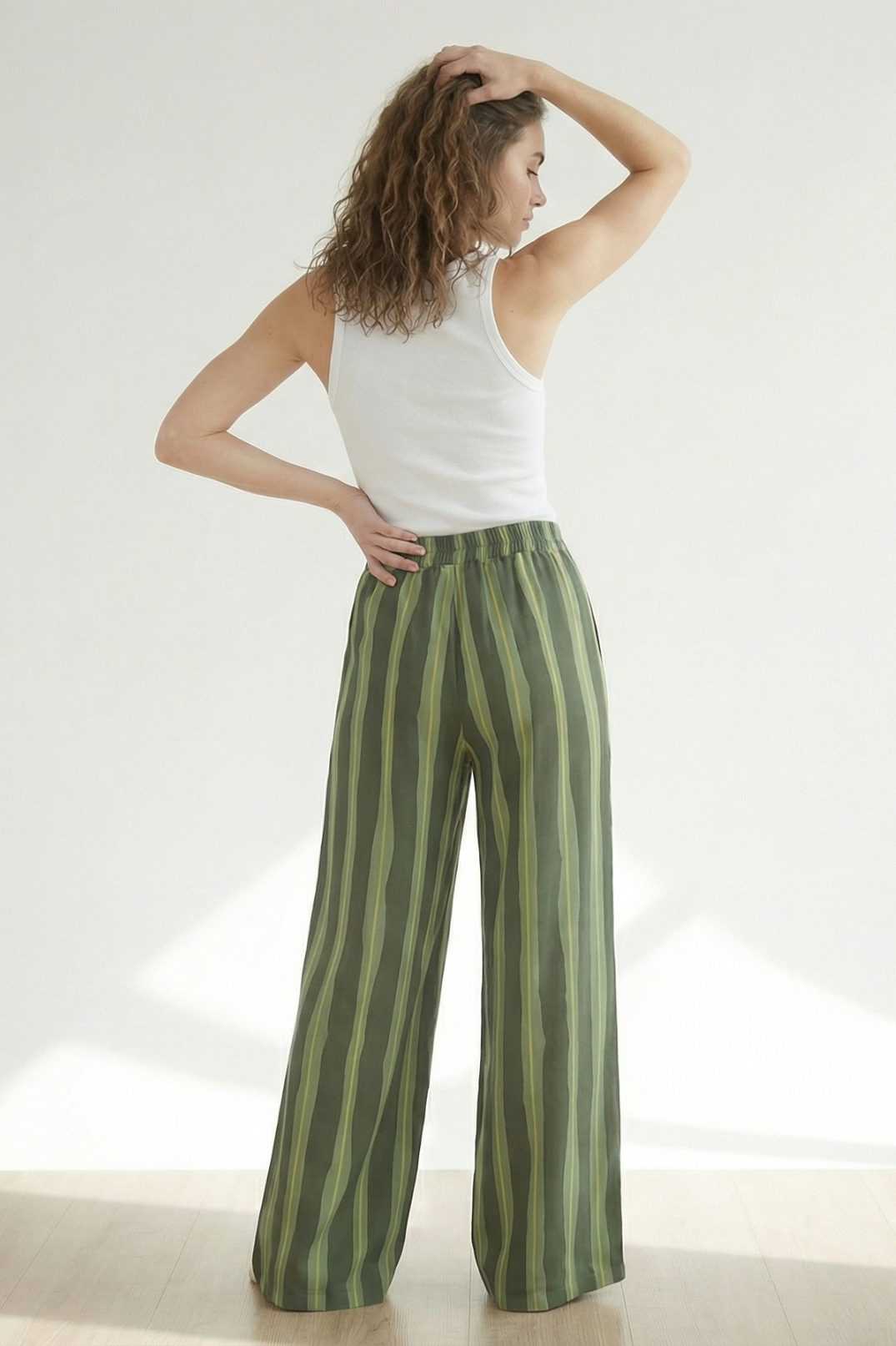 Pantalon Igua Rayas Verde
