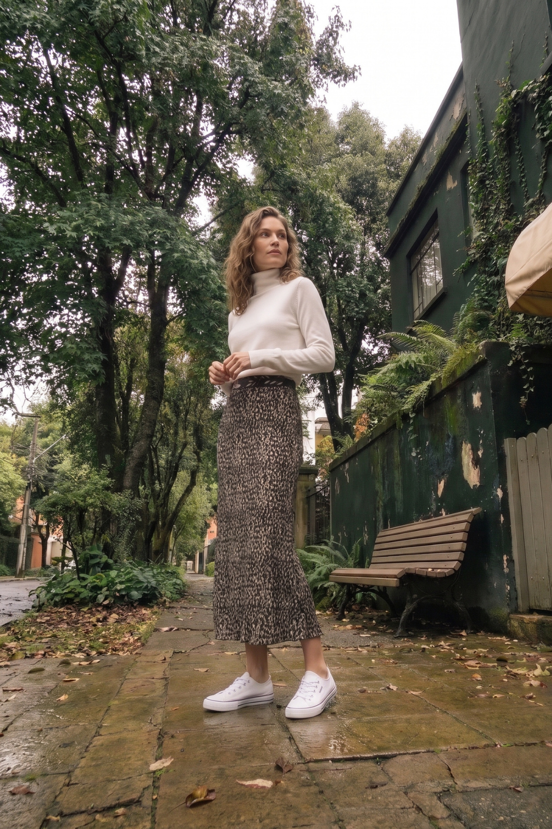 Falda Maia Puntos Negro