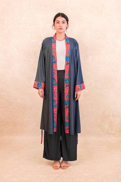 Kimono Tokyo Urbn Peonias Rojo