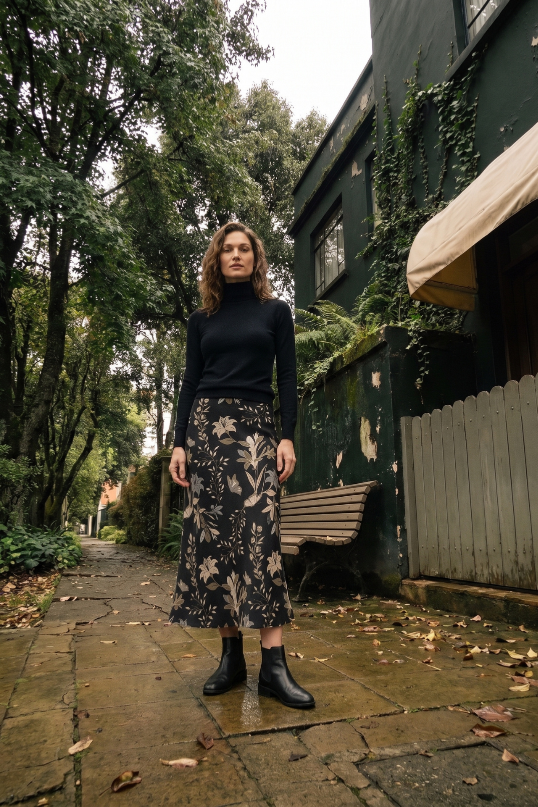Falda Maia Puntos Negro