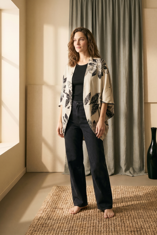 Kimono Savia Achira Negro