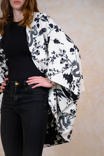 Kimono Nagoya Koi Negro
