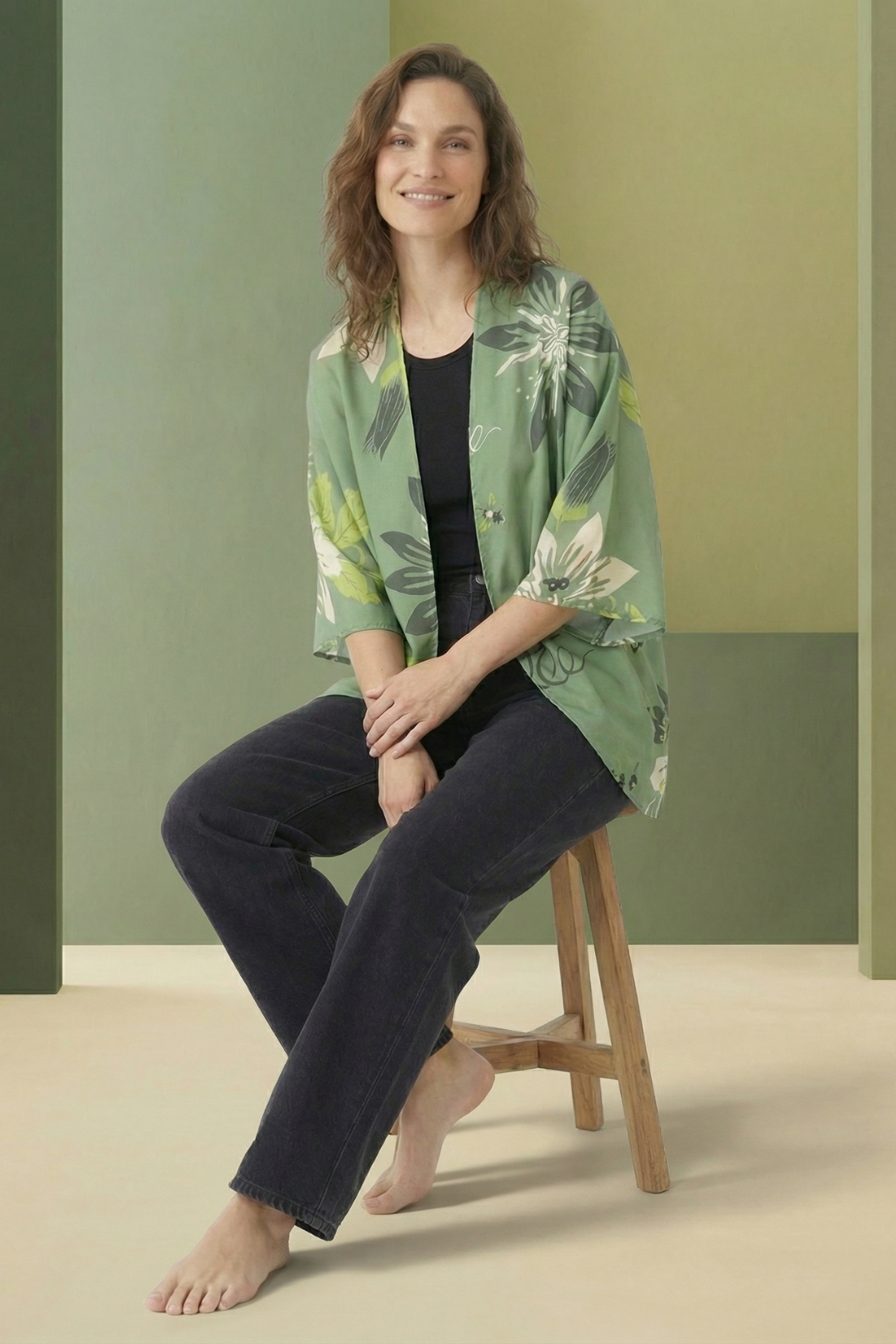 Kimono Savia Achira Verde