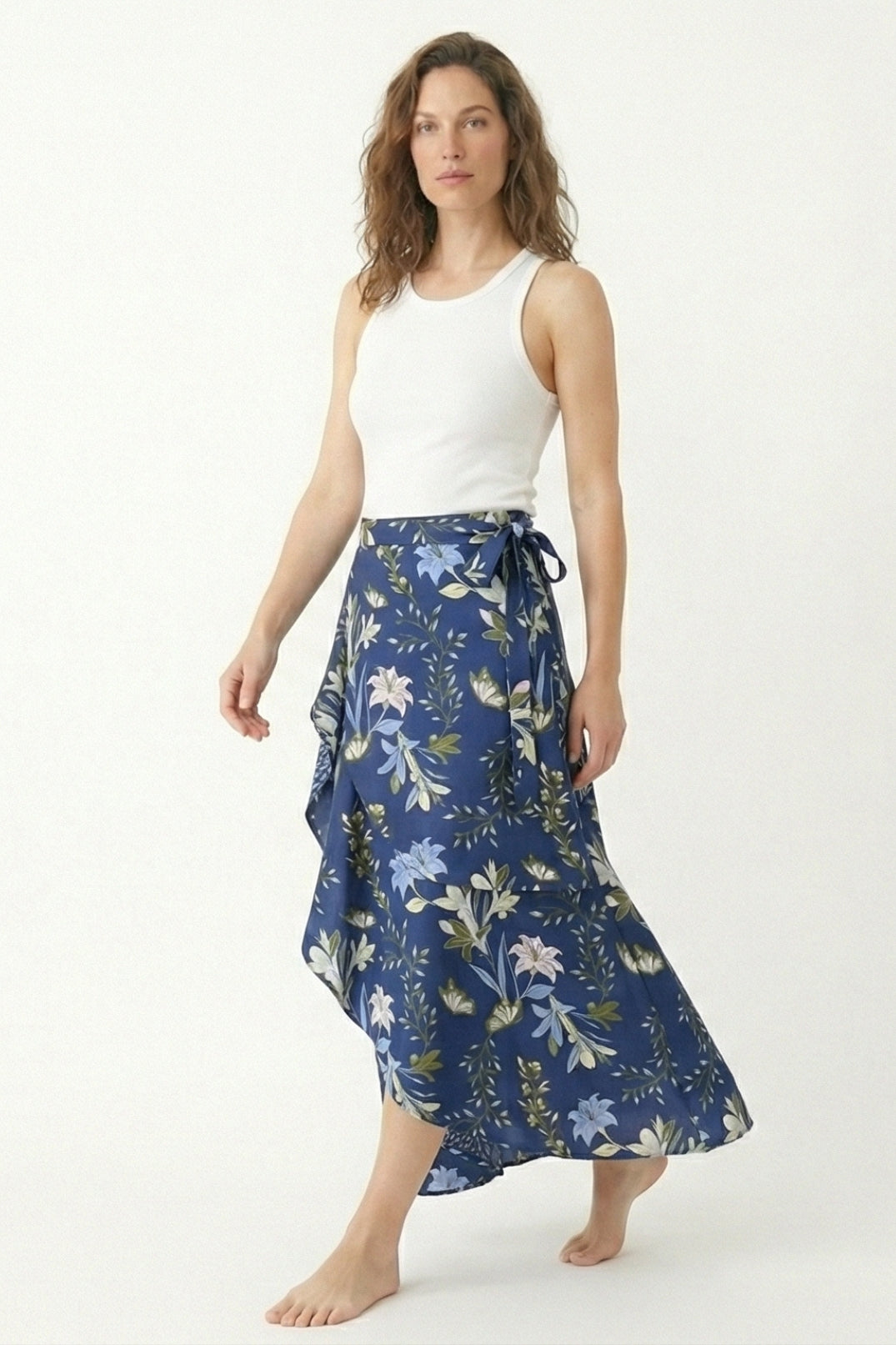 Falda Yuma Puntos Azul