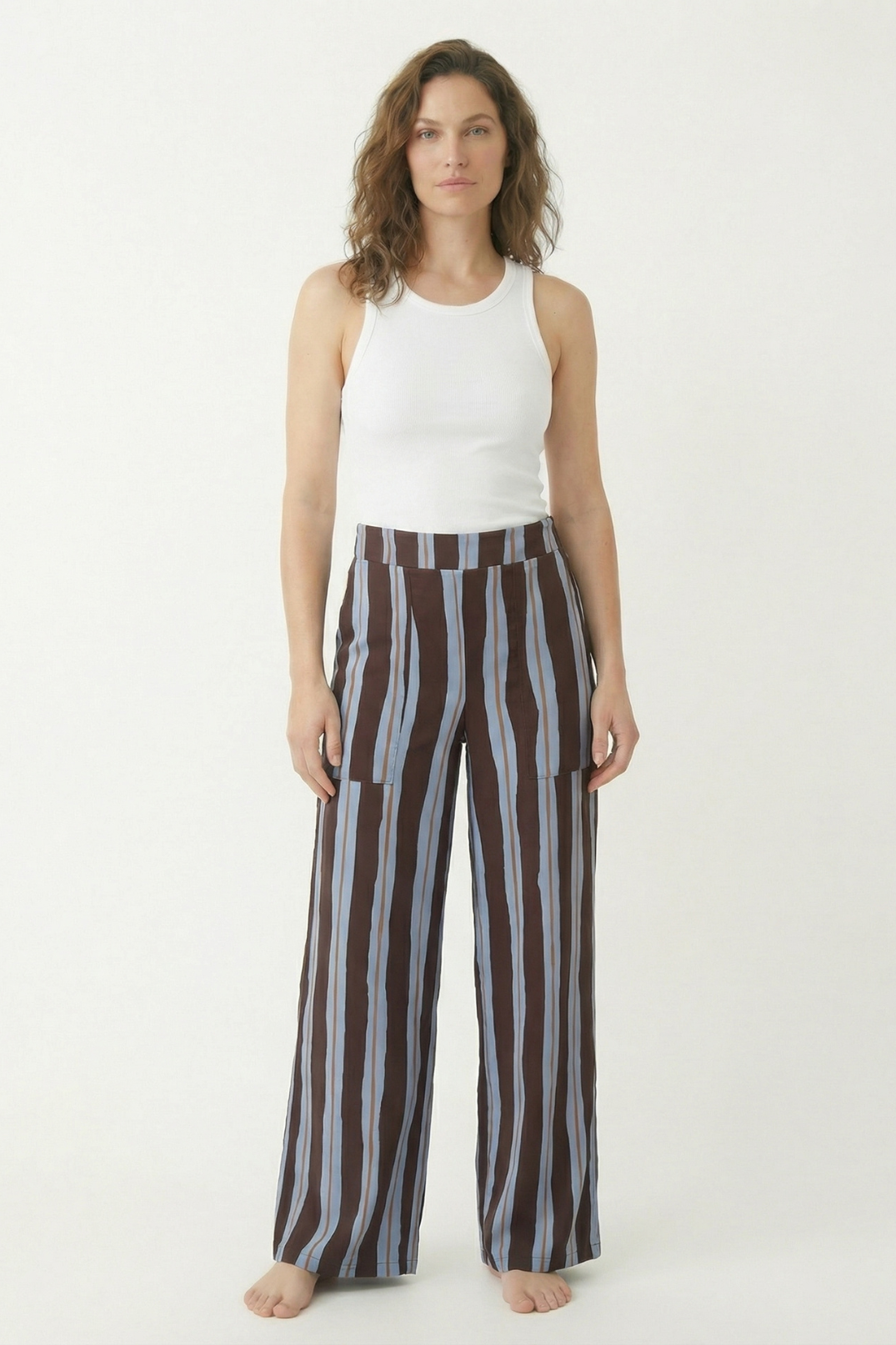 Pantalon Igua Rayas Cafe