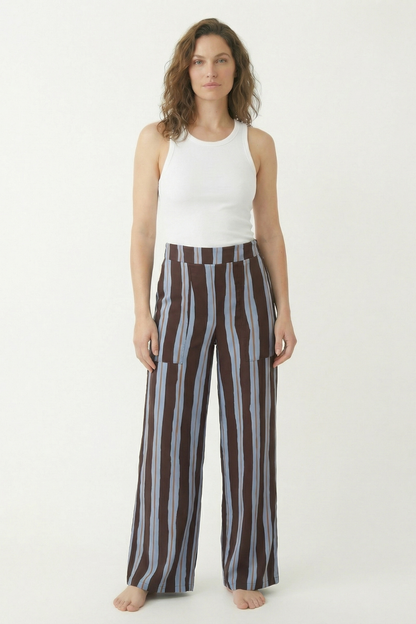 Pantalon Igua Rayas Cafe