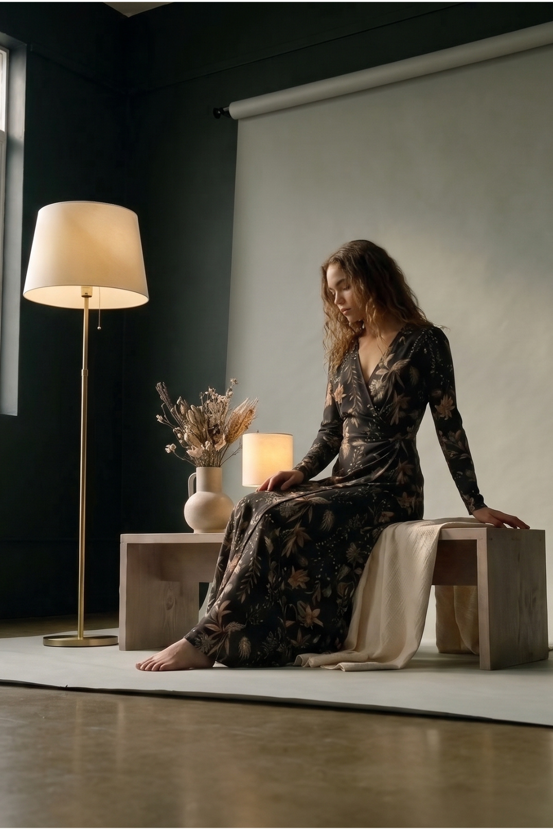 Vestido Senda Achira Negro