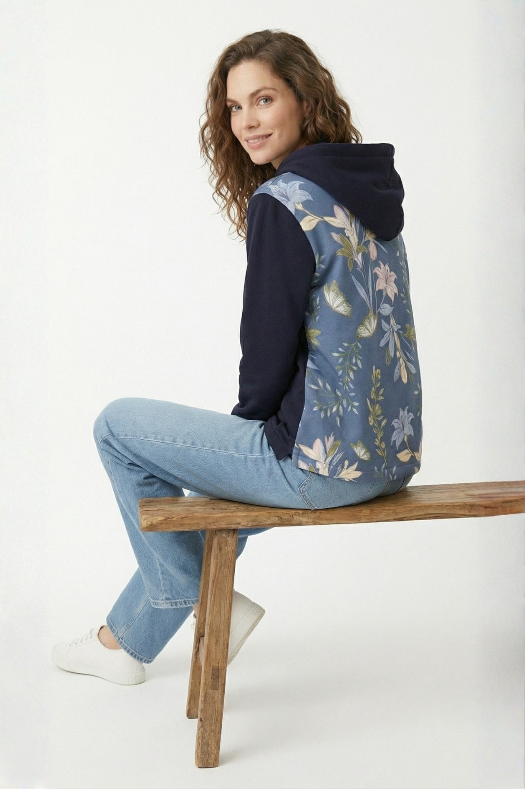 Hoodie Nevado Achira Azul