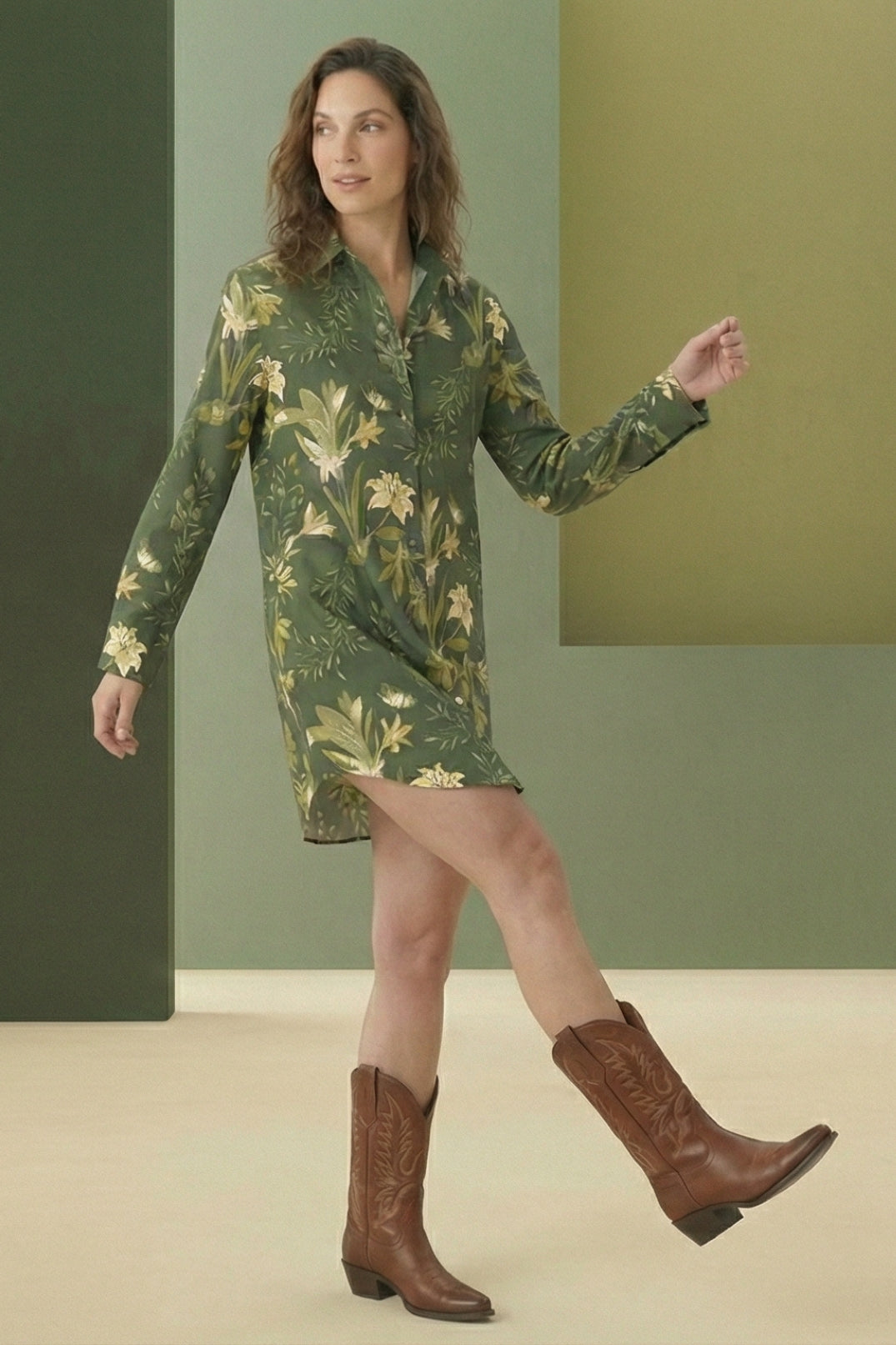 Vestido Suaza Achira Verde