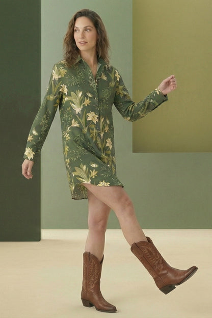 Vestido Suaza Achira Verde