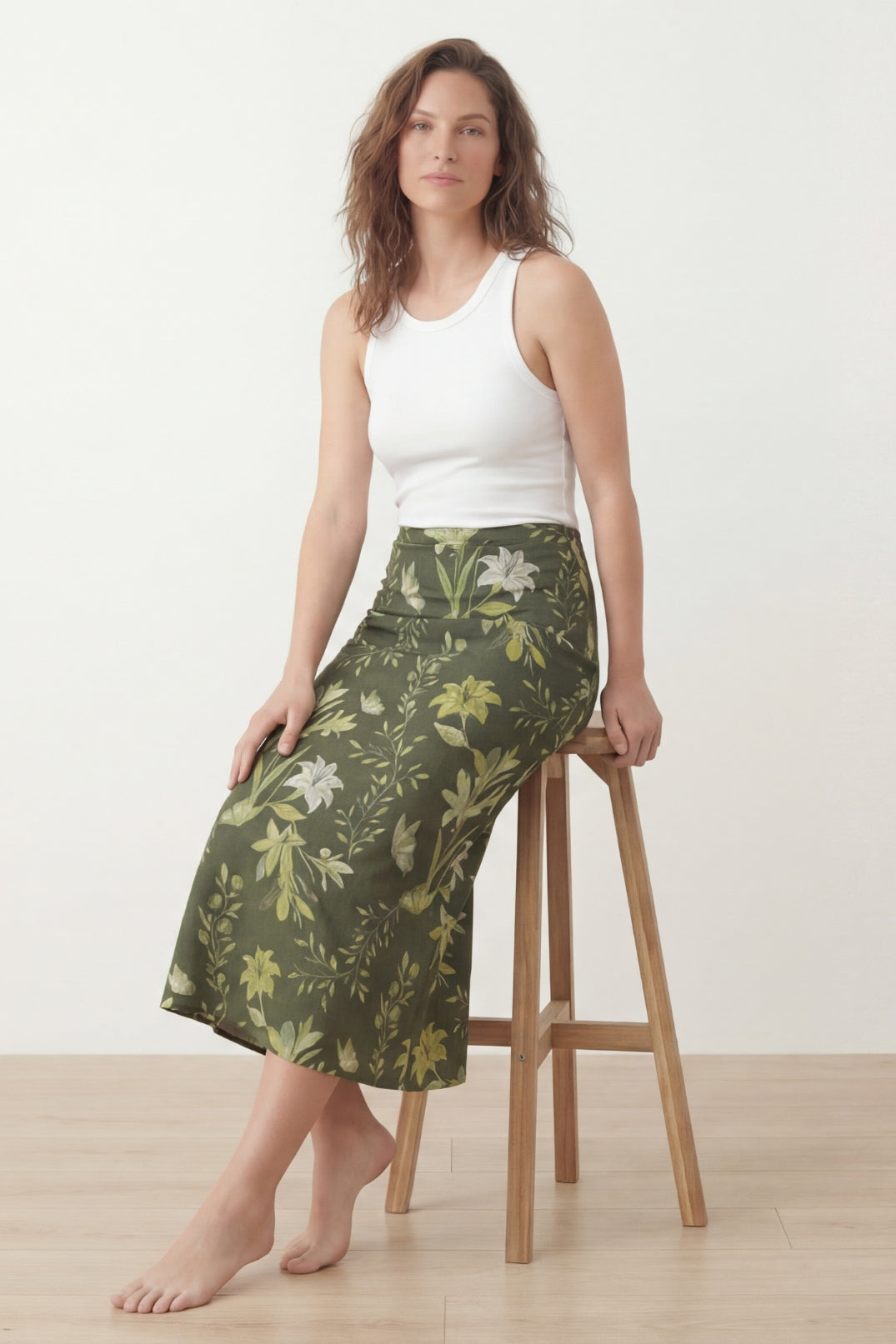 Falda Maia Puntos Verde