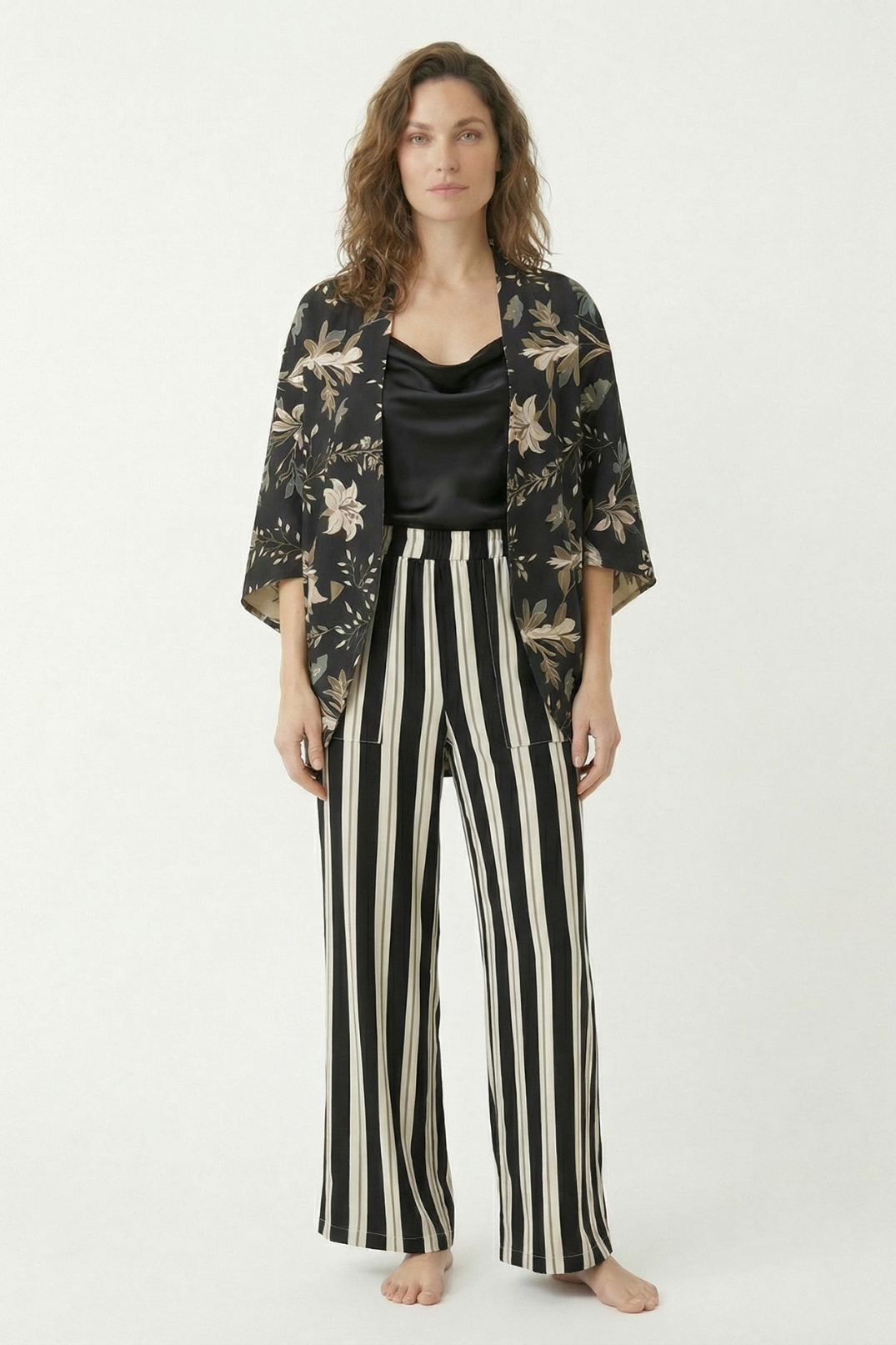 Kimono Savia Achira Negro