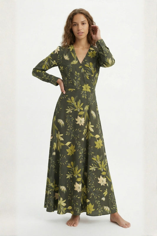 Vestido Senda Achira Verde