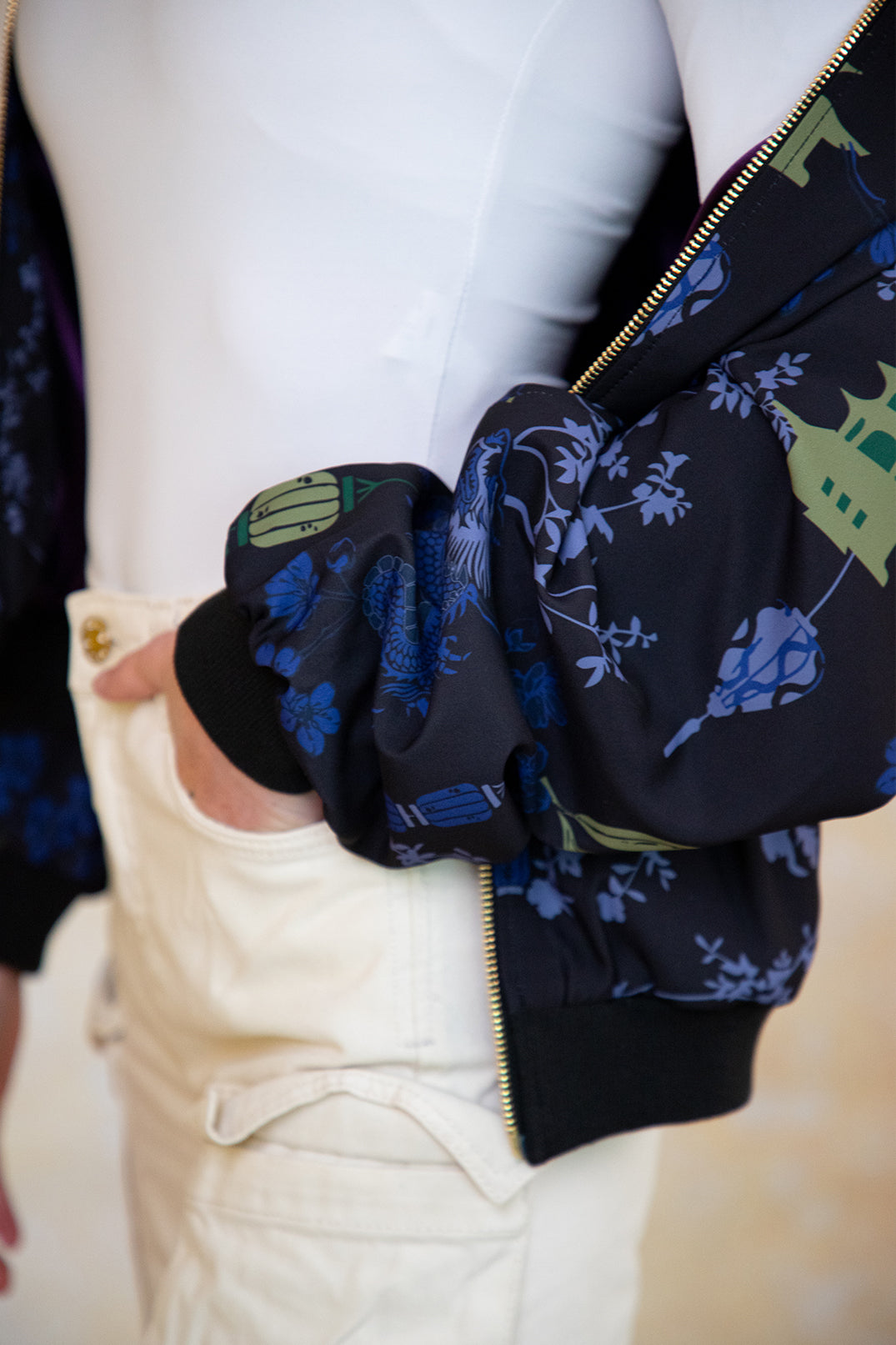 Chaqueta Narita Dragon Morado