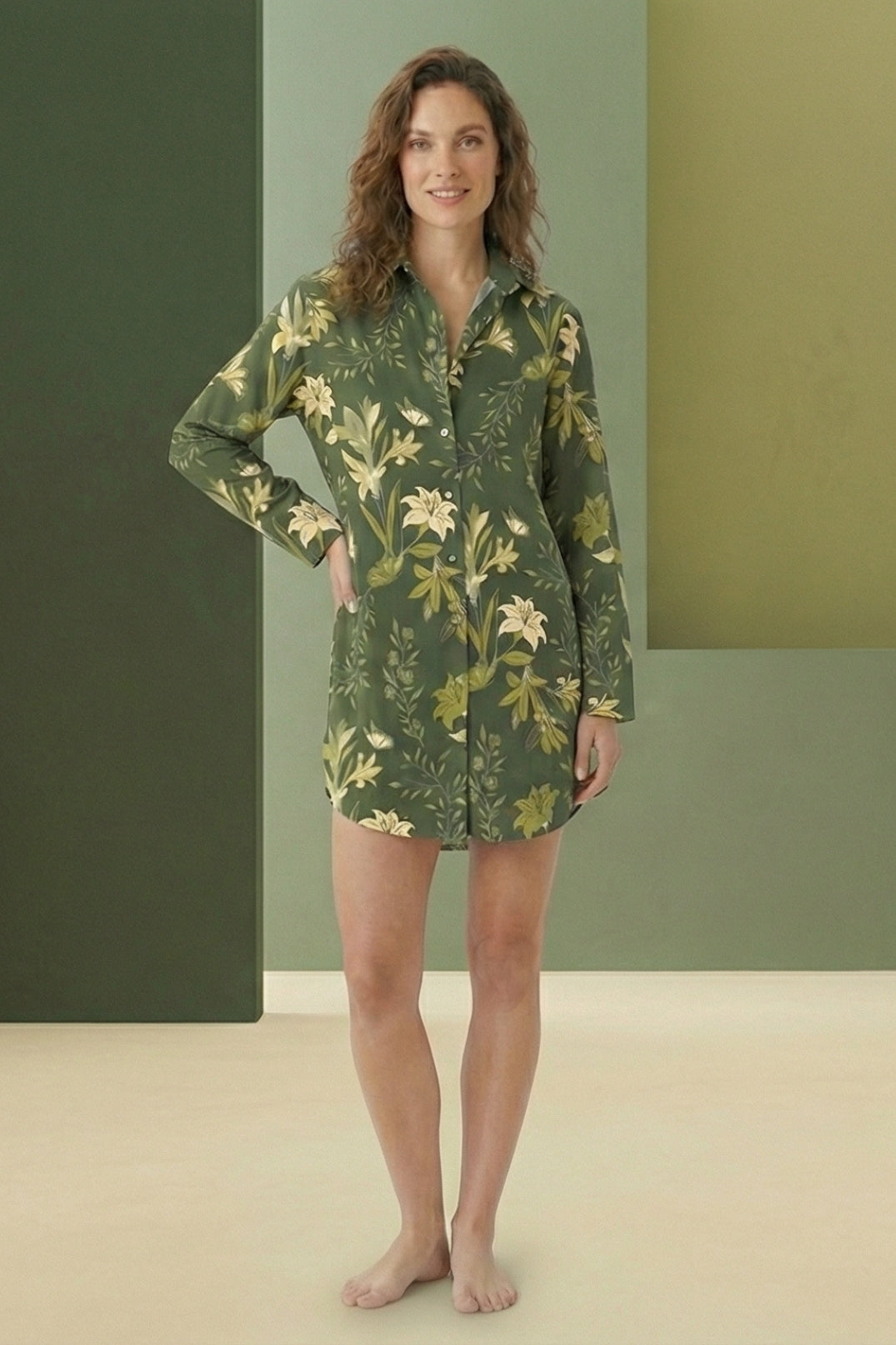 Vestido Suaza Achira Verde