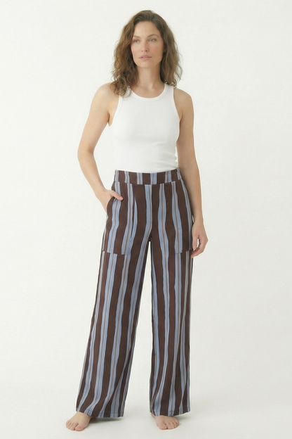 Pantalon Igua Rayas Cafe