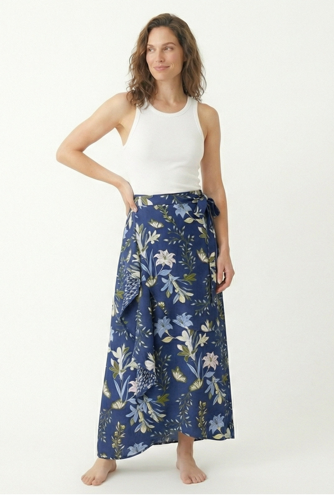 Falda Yuma Puntos Azul