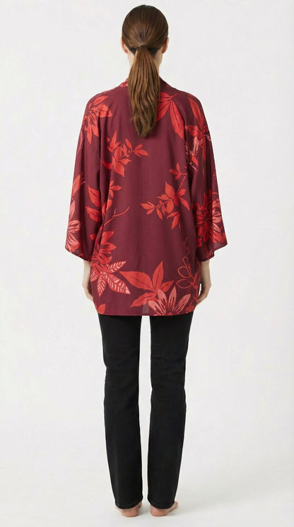 Kimono Savia Achira Burgundi