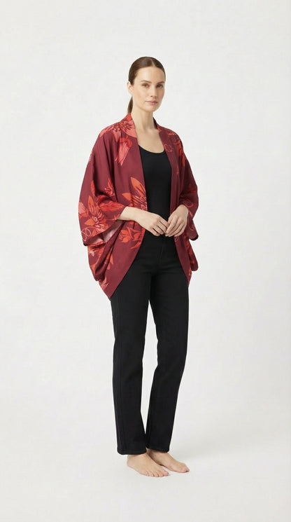 Kimono Savia Achira Burgundi