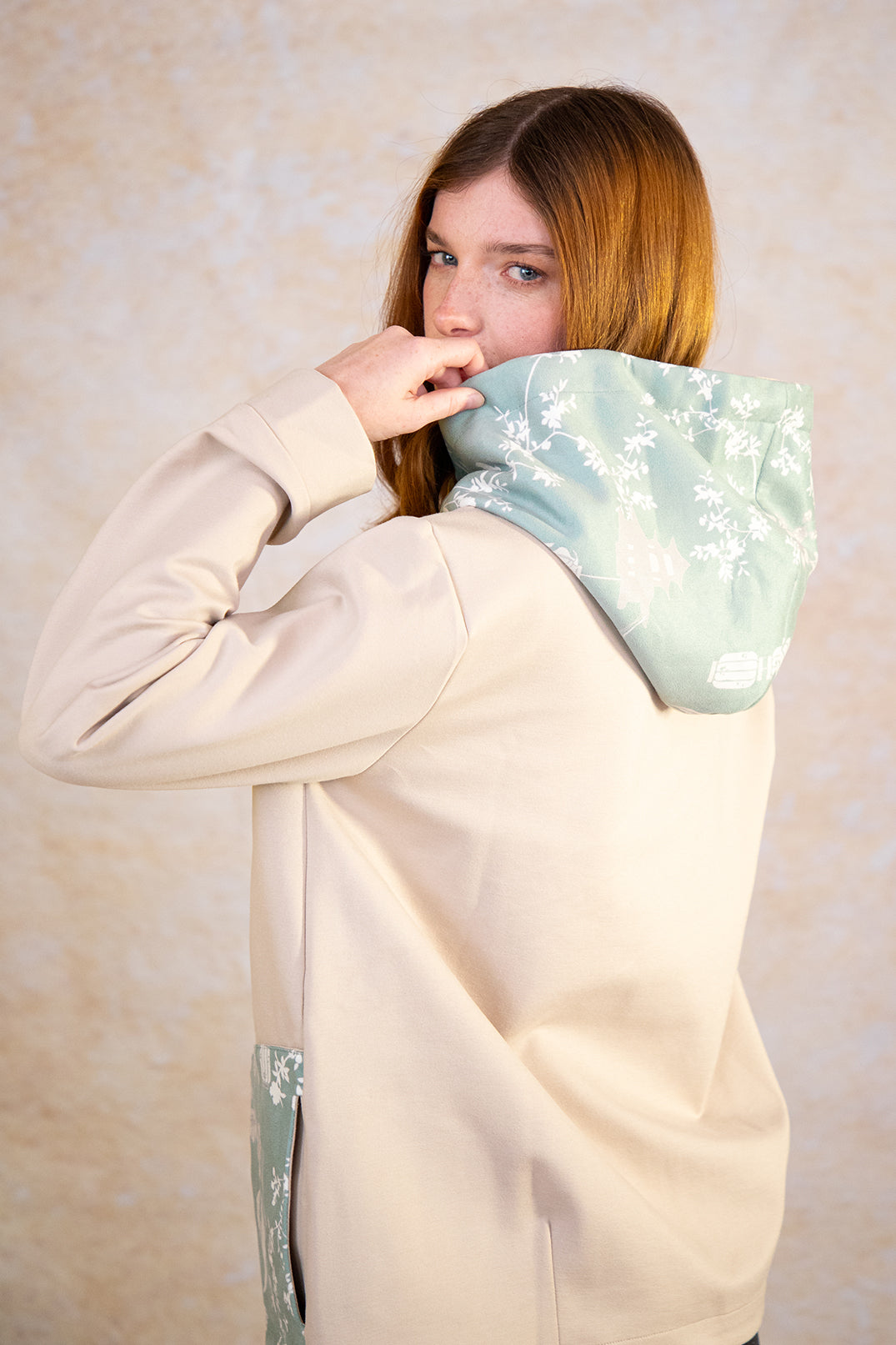 Hoodie Ginza Sand Dragon Menta