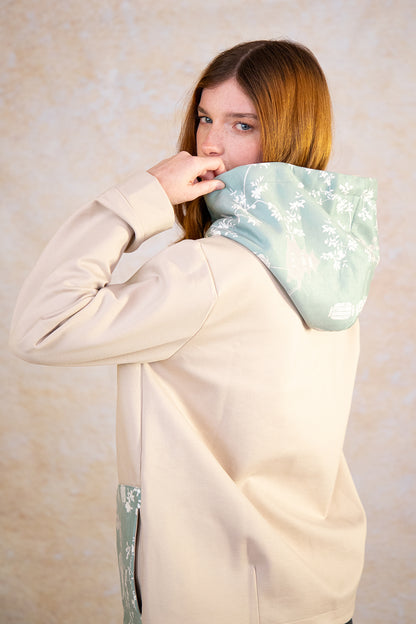 Hoodie Ginza Sand Dragon Menta