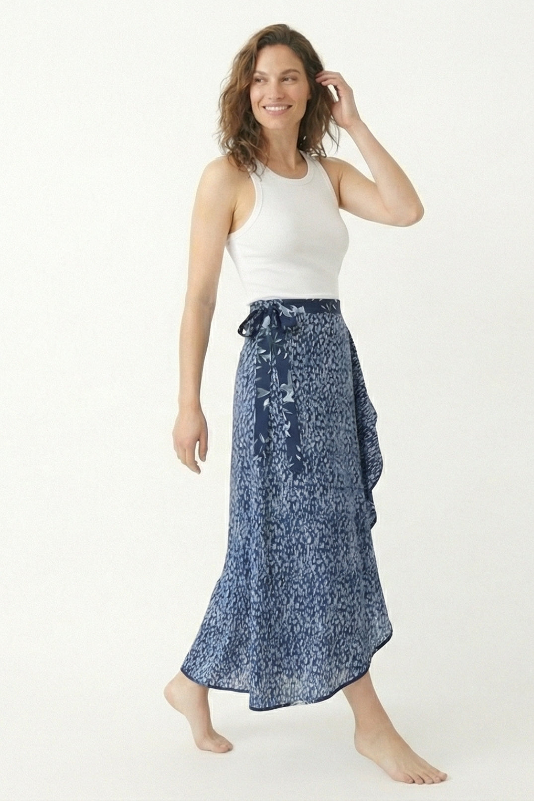 Falda Yuma Puntos Azul