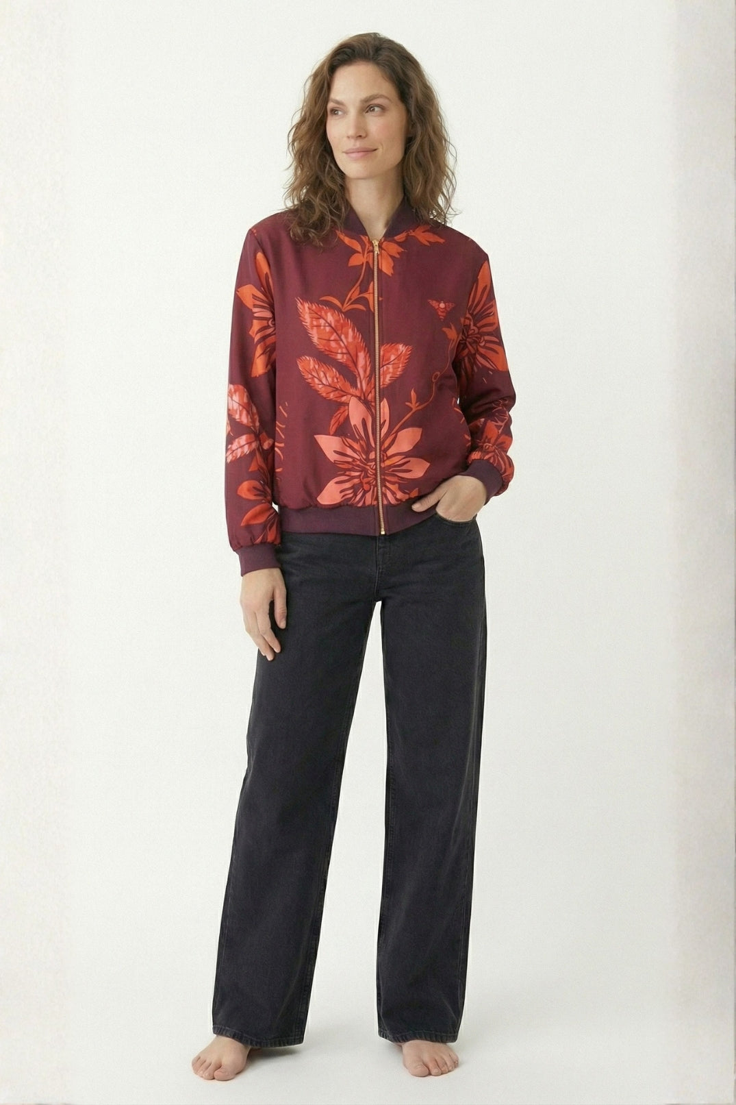 Chaqueta Origen Chulupa Burgundi