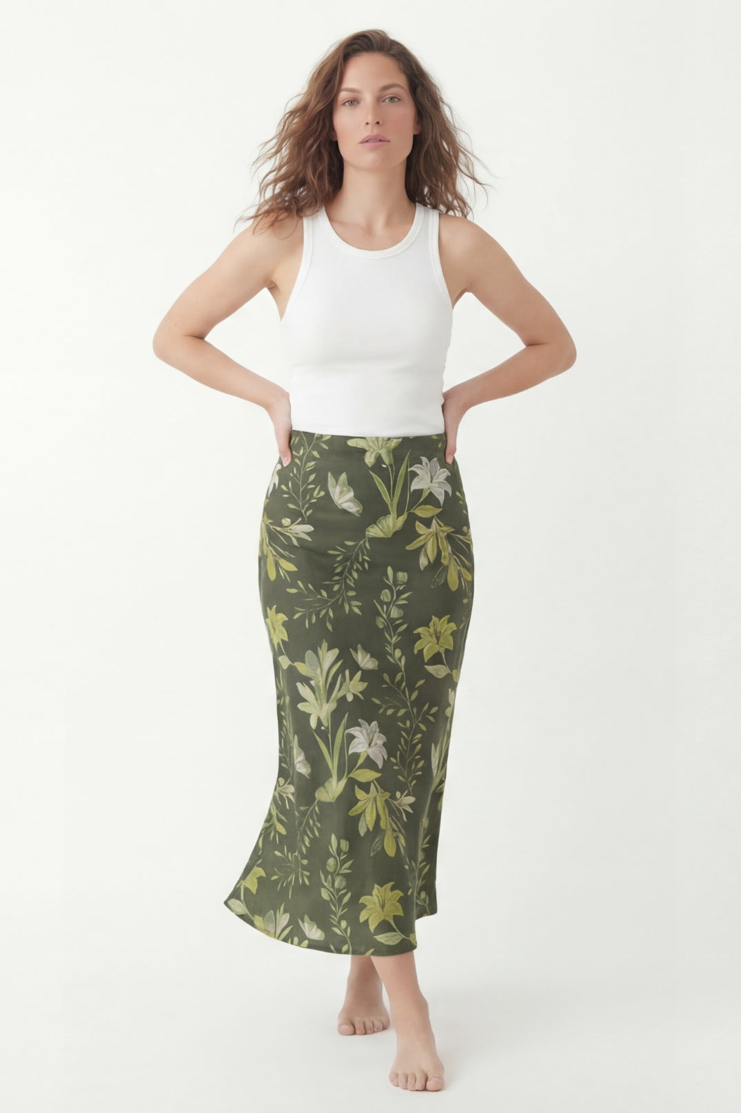 Falda Maia Puntos Verde
