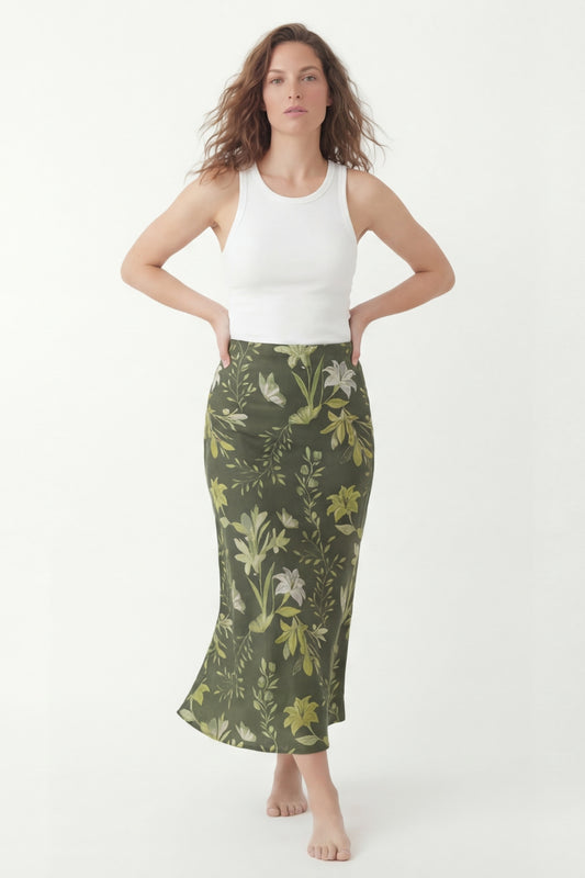 Falda Maia Puntos Verde