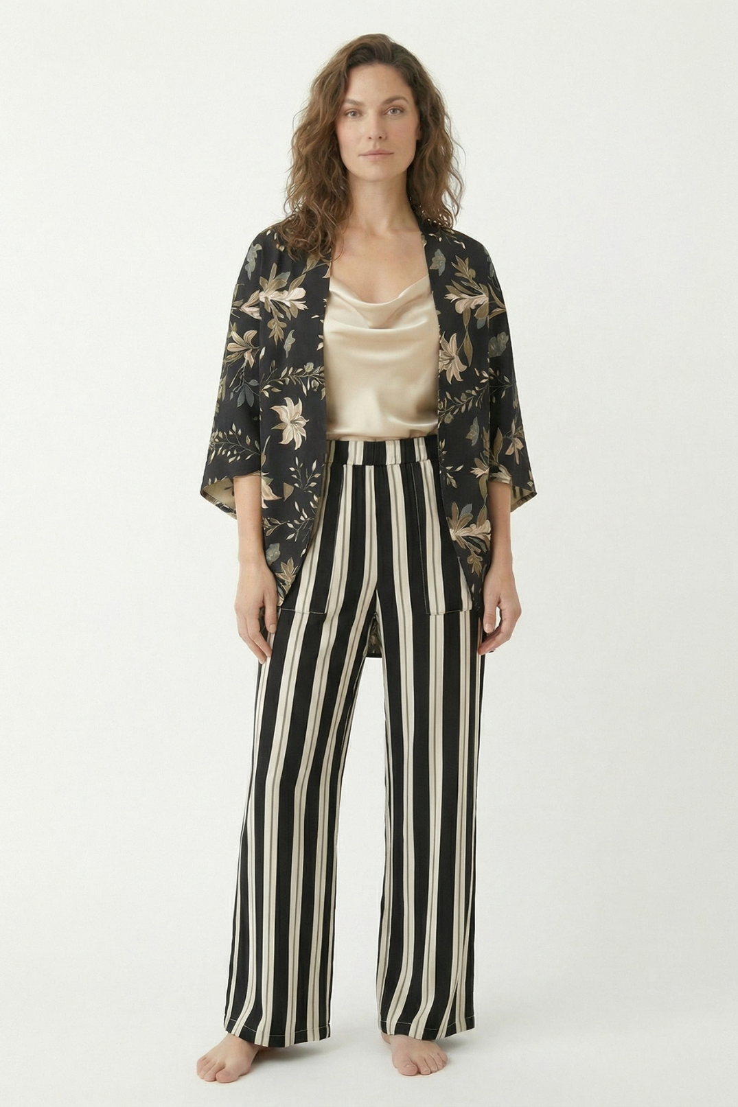 Kimono Savia Achira Negro