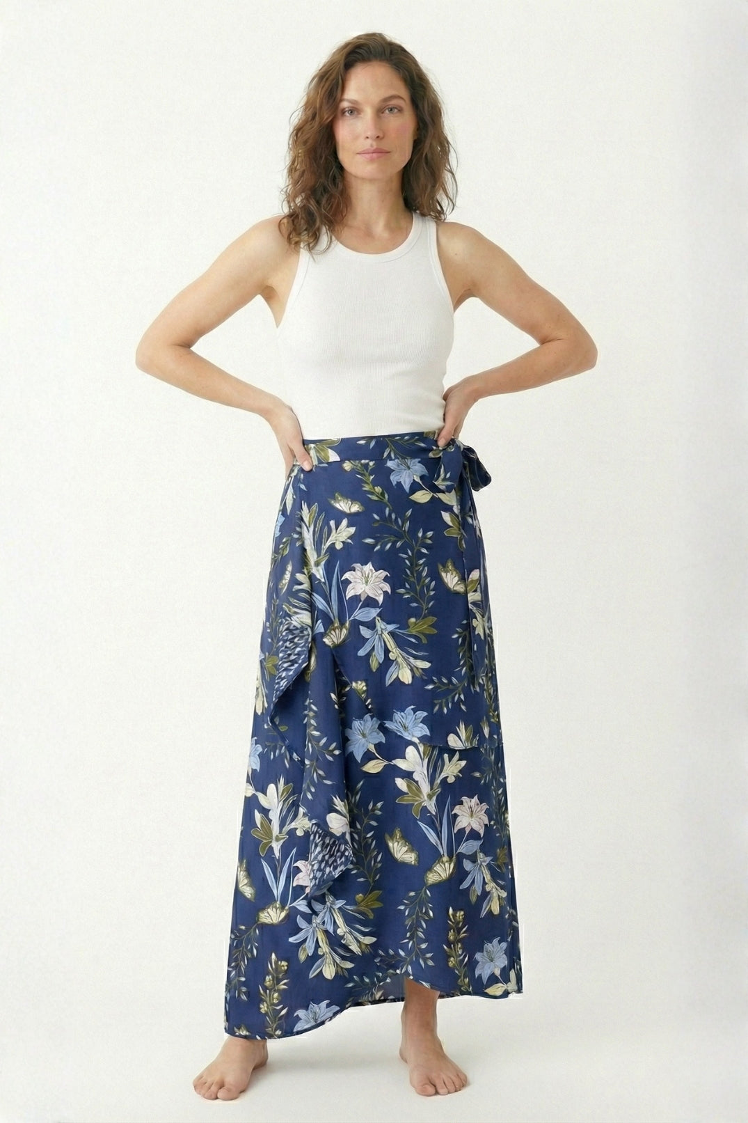 Falda Yuma Puntos Azul