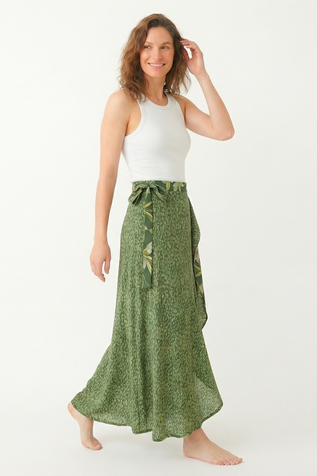 Falda Yuma Puntos Verde
