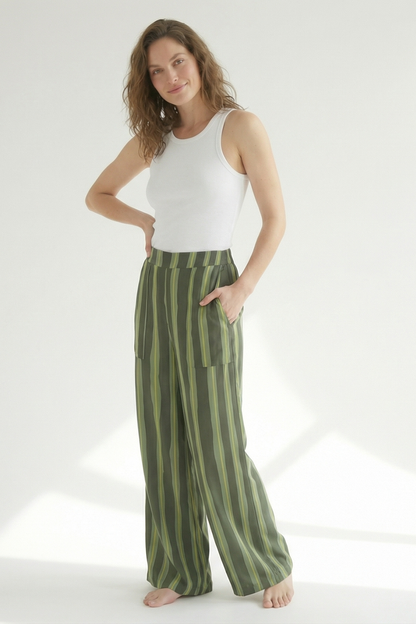 Pantalon Igua Rayas Verde