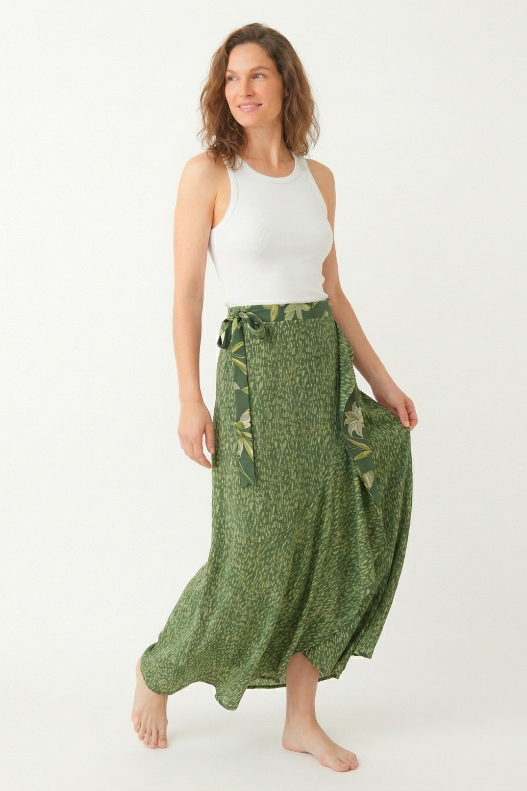 Falda Yuma Puntos Verde