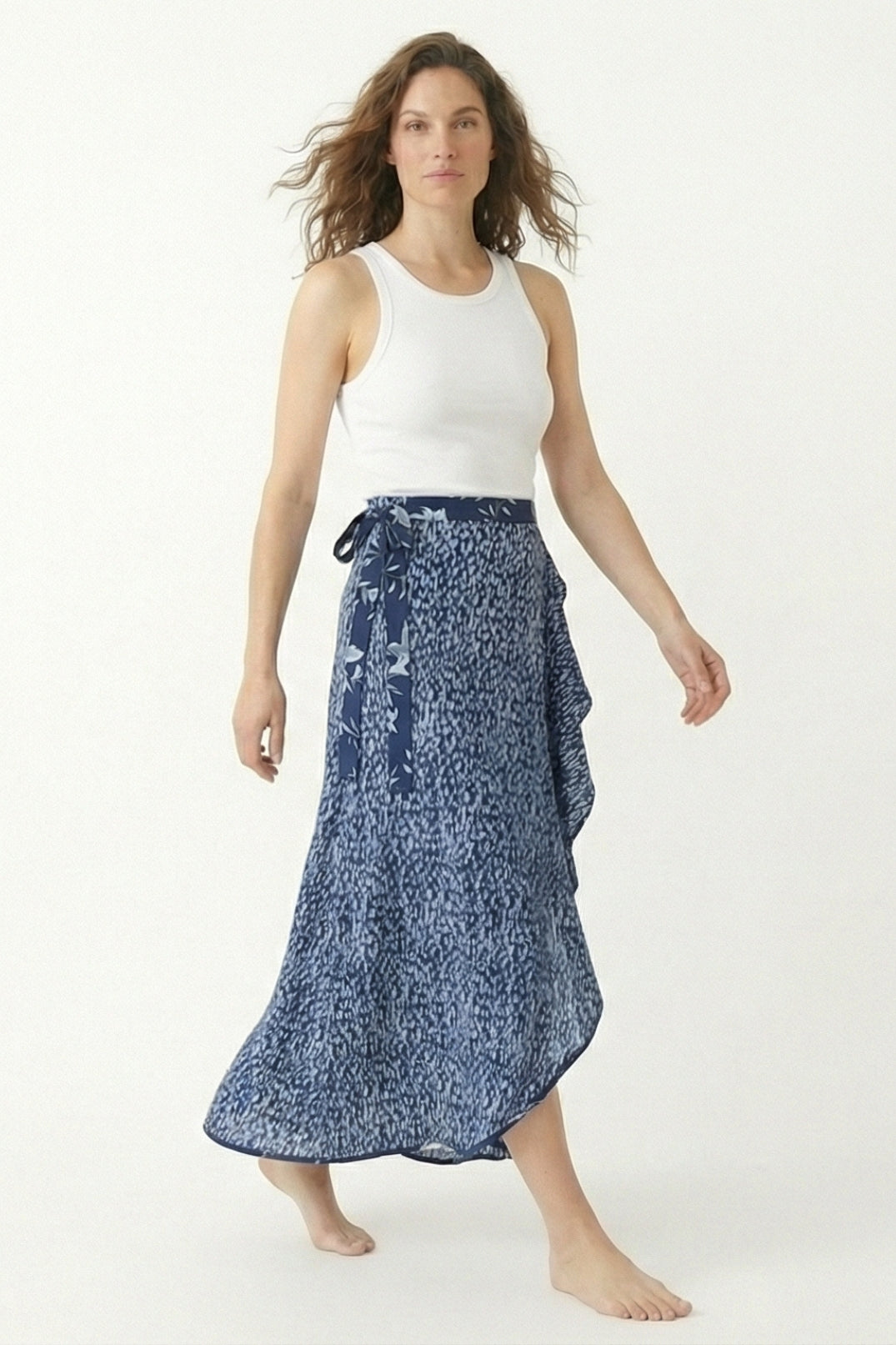 Falda Yuma Puntos Azul