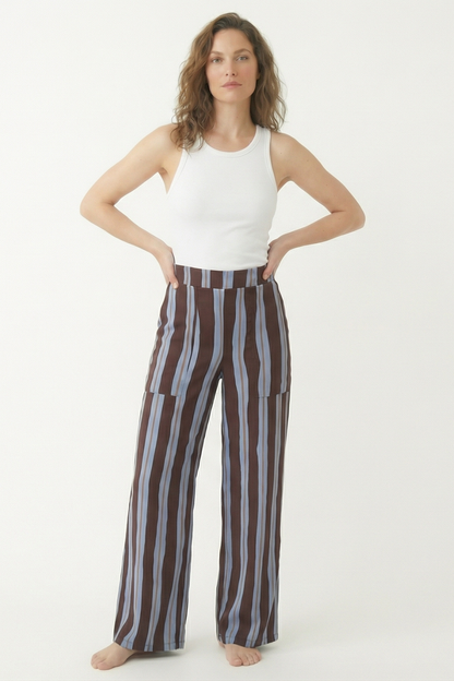 Pantalon Igua Rayas Cafe