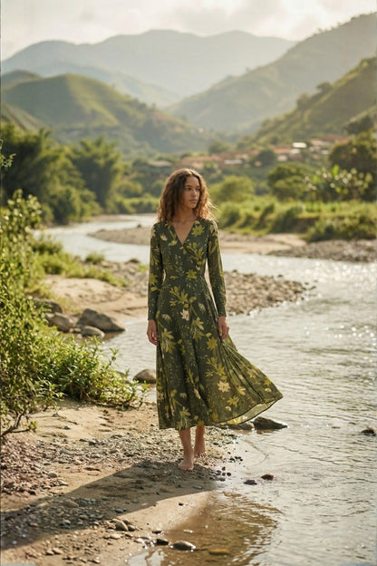 Vestido Senda Achira Verde