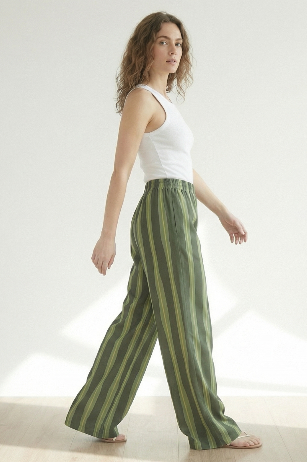 Pantalon Igua Rayas Verde