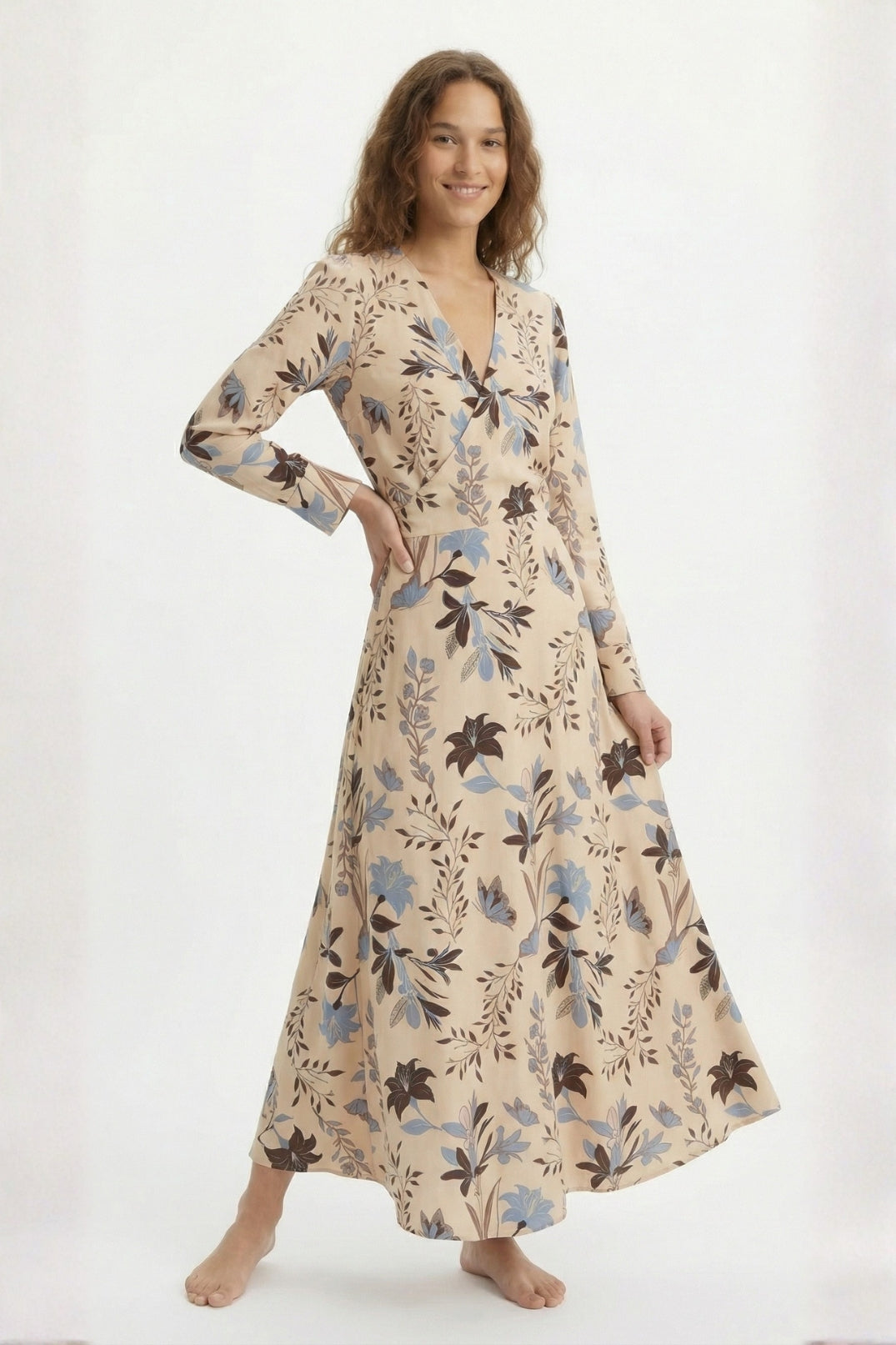 Vestido Senda Achira Cafe